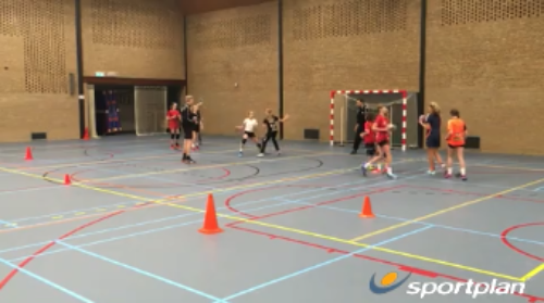 Double Feint 322 Feinting (Dummy) With Ball - Handball | Sportplan