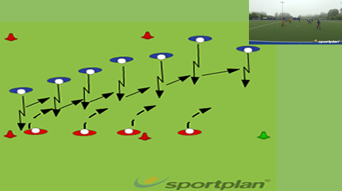 M1 (POP INSIDE 15) Backs Moves - Rugby Drills, Rugby