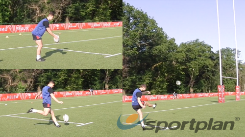 Drop Kick with Target Kicking - Rugby Drills, Rugby | Sportplan