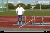 hurdle side step | Sprint Drills