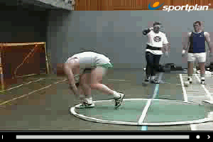 Glide Without Shot Shot Put - Athletics Drills, | Sportplan