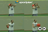 Drop Ball Behind Back (front) | Advanced Ball Handling