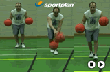 2 Ball Dribble with Crossover | Dribbling Techniques