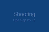 Lay up step 2 - One step lay up | Shooting Techniques