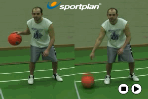 Right Hand Dribble Dribbling Techniques - Basketball | Sportplan