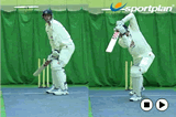 Front foot Cover Drive.Forward StrokesGrass Roots Cricket Drills Coaching