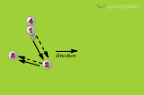 Triangle Pass and Move | Passing and Receiving