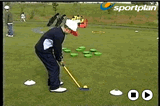 Over the hazard | Tri Golf - Chipping Games