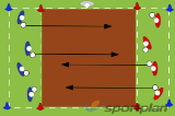 Power Passing - Hit beyond the defence | Practices For Juniors