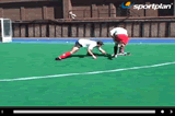 One Handed Block - Reverse StickDefending SkillsHockey Drills Coaching