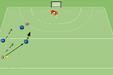 Break from set piece | Scoring on the break