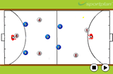 Playing against Dice defence | Indoor Hockey