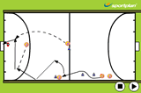attacking pattern | Indoor Hockey