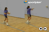 Step and pass (left) | Wall drills
