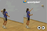 Full arm push to wall (left) | Wall drills