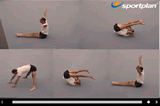 Back Straddle Roll reverse to Forward Straddle Roll | Key 3 Content Linkage