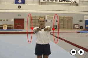 Arm Rotations Key 4 Warmup - Gymnastics Drills, | Sportplan