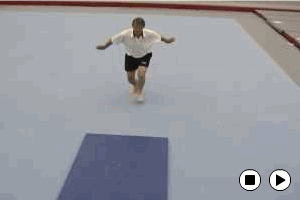 Key 4 Content Trampette Straight - Gymnastics Drills, | Sportplan