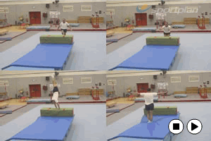 Key 4 content trampette Barani - Gymnastics Drills, | Sportplan
