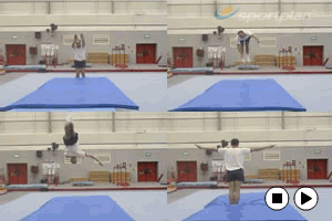 Key 4 content trampette Barani - Gymnastics Drills, | Sportplan