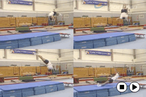Key 4 content trampette Barani - Gymnastics Drills, | Sportplan