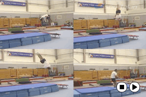 Key 4 content trampette Barani - Gymnastics Drills, | Sportplan