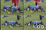 1 on 1 scrum (on knees) | Contact Skills