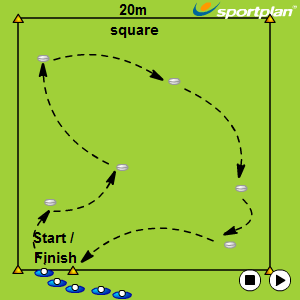 Pick and Place Ball Presentation - Rugby Drills, Rugby | Sportplan