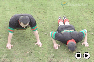 Press-up Agility & Running Skills - Rugby Drills, | Sportplan