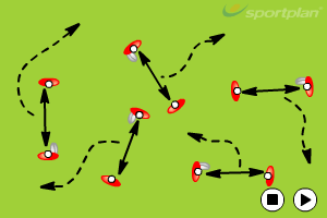 Standing and Passing - Variation Passing - Rugby | Sportplan