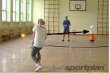 Backhand into wobble target | Backhand Drills