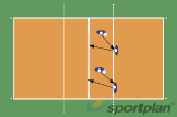 Standing Spike Into The Net | 11 Spiking